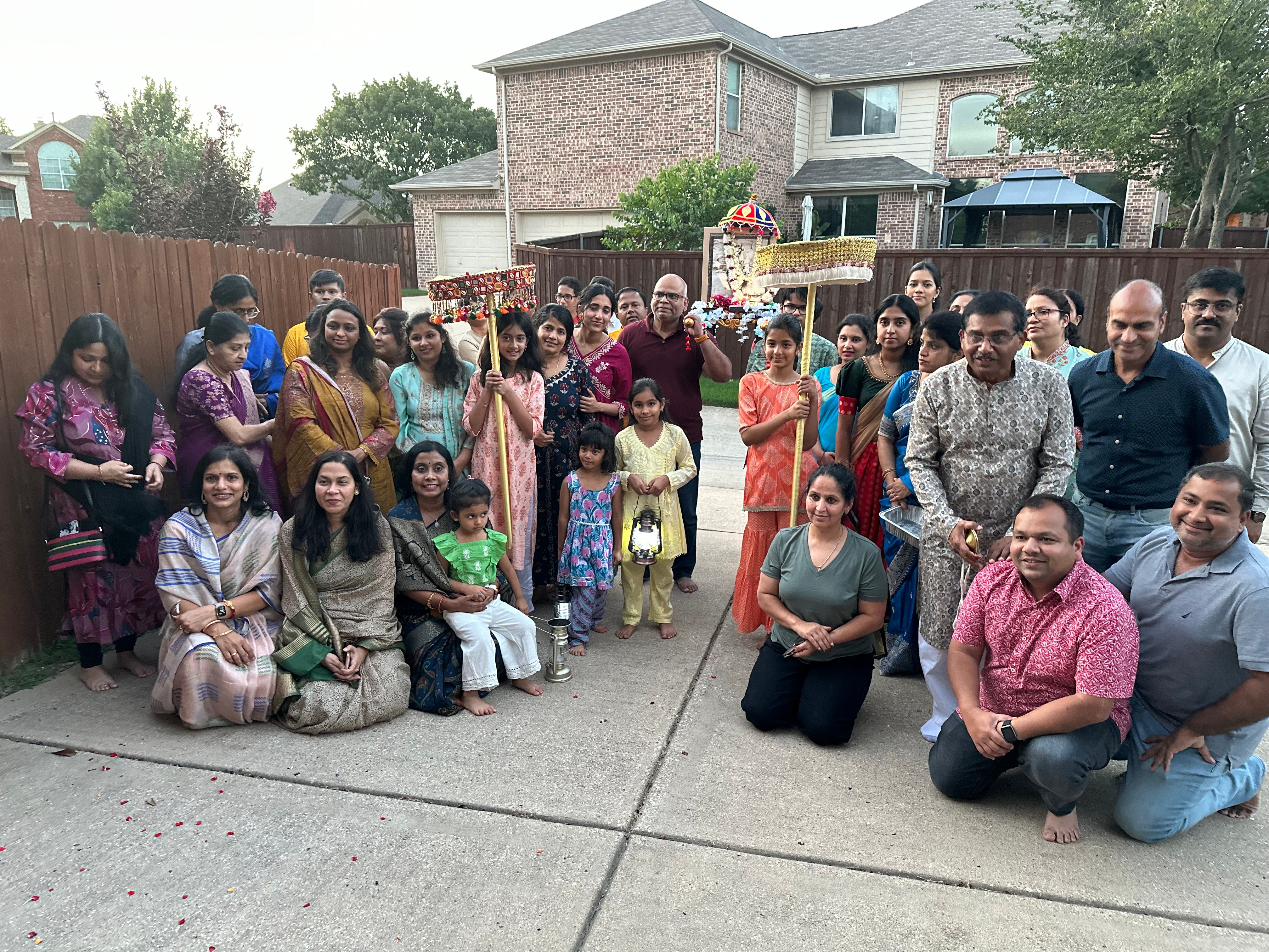 Outdoor Rath Yatra Celebration